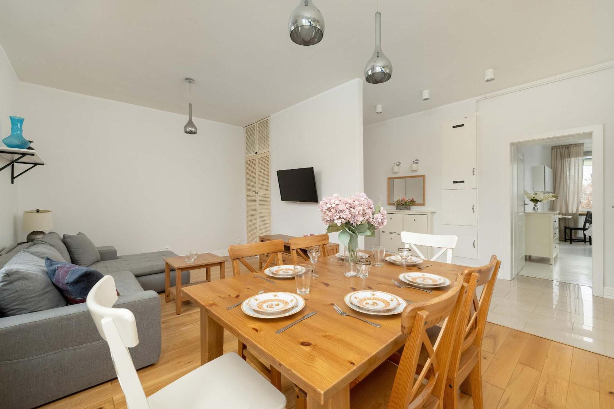 Pawlowa Stylish Apartment With Balcony & Home Office Wroclaw By Noclegi Renters エクステリア 写真